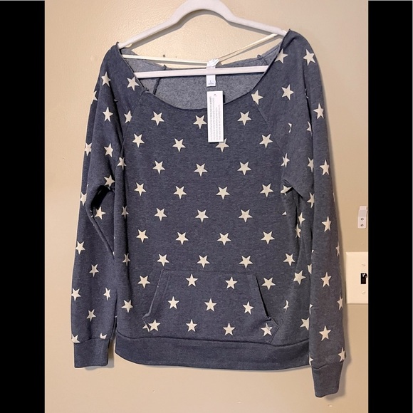 Alternative Apparel Star Sweatshirt NEW - Picture 4 of 7